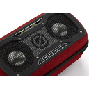 Przenośny głośnik stereo RockOut V2  wodoodporny, czerwony (20 h, 3.7 V, 800 Ah, 2 x 3 W stereo)