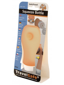 Miękka buteleczka Squeeze Bottle 90 ml Orange - TravelSafe