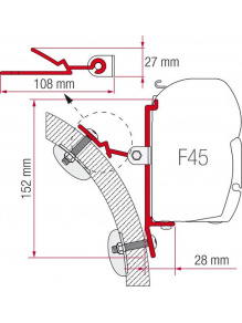 Adapter uniwersalny U do markizy F45/F70 - Fiamma