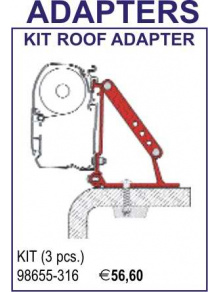 Adapter do markizy F45 Kit Roof Adapter - Fiamma