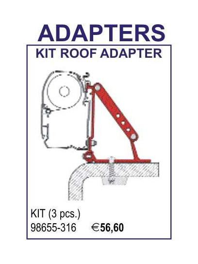 Adapter do markizy F45 Kit Roof Adapter - Fiamma