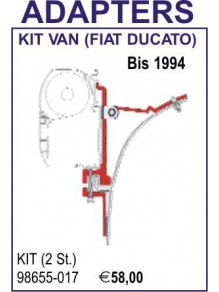 Adapter do markizy F45 Kit Van Ducato/Transit/Sprinter - Fiamma