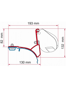 Adapter do markizy F35 Kit VW T5/T6 Multivan/Transporter >2003 - Fiamma