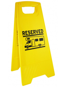 Znak sygnalizacyjny Rezerwacja miejsca parkingowego `Reserved` - Haba