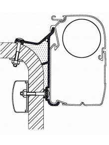 Adapter do markizy ściennej Omistor Serii 5/8 Hymer Van B2 4,0 m - Thule
