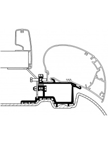 Adapter do markizy Seria 6 do samochodu Mercedes Sprinter/VW Crafter - Thule