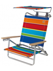 Krzesło plażowe z daszkiem Mediterrane - EuroTrail