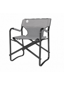 Krzesło kempingowe Deck Chair Steel Grey - Coleman