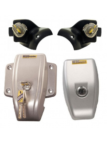 Zamki bezpieczeństwa do kabiny Ducato 2006-2021 / Boxer / Jumper 2006-2023 + zabezpieczenie drzwi HEOSystem srebrny - HEOSolution