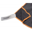 Ręcznik Frotte Microfiber Terry Towel L Charcoal/Orange - TravelSafe