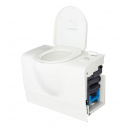 Toaleta kasetowa do zabudowy z przyłączem zbiornika wody RV Toilet prawa + drzwiczki serwisowe