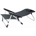 Krzesło plażowe Beach Chair Marbella Charcoal - EuroTrail