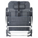 Krzesło plażowe Beach Chair Marbella Charcoal - EuroTrail