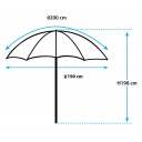 Parasol przeciwsłoneczny Sun Parsol 200 - Brunner